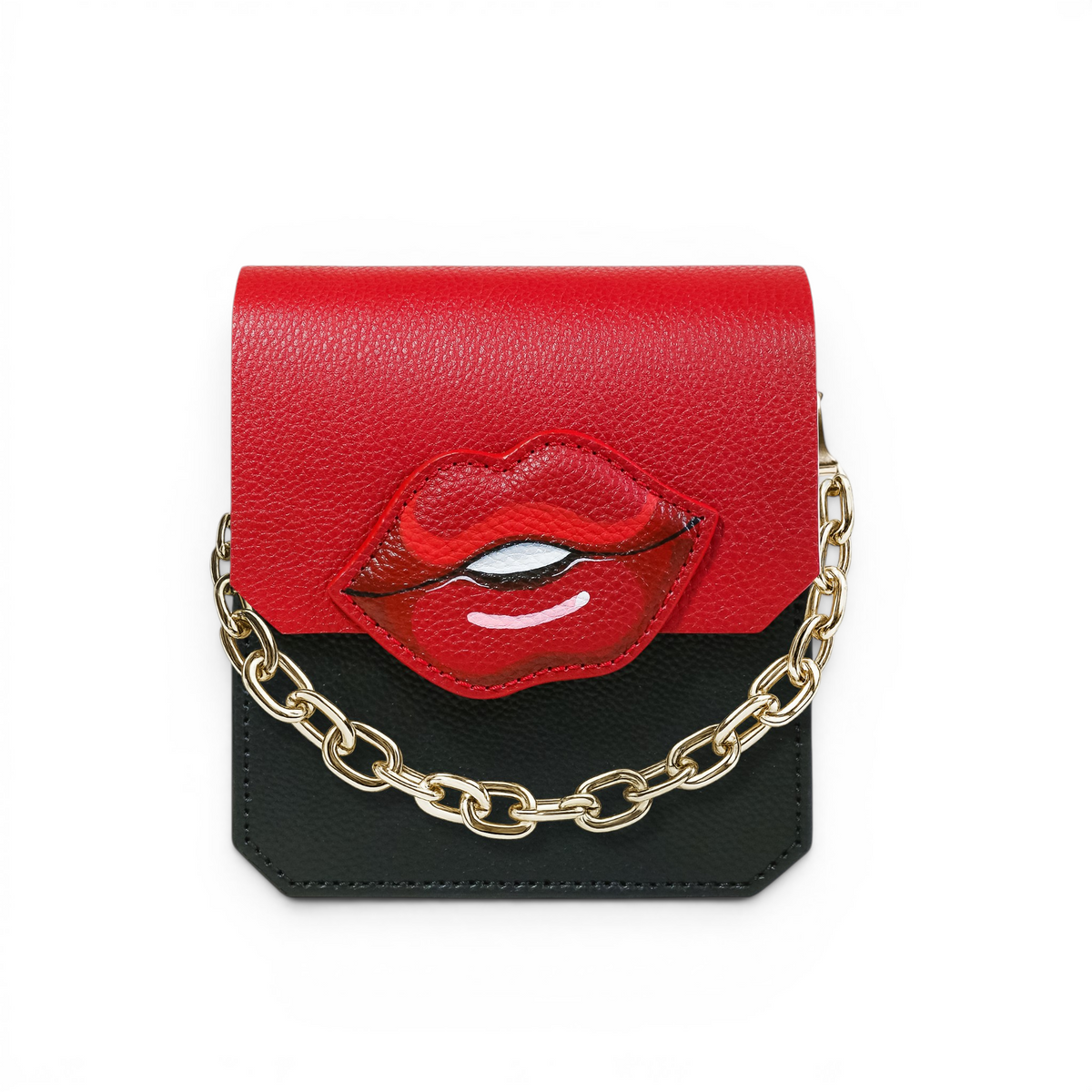 Mina Lips Black and Red
