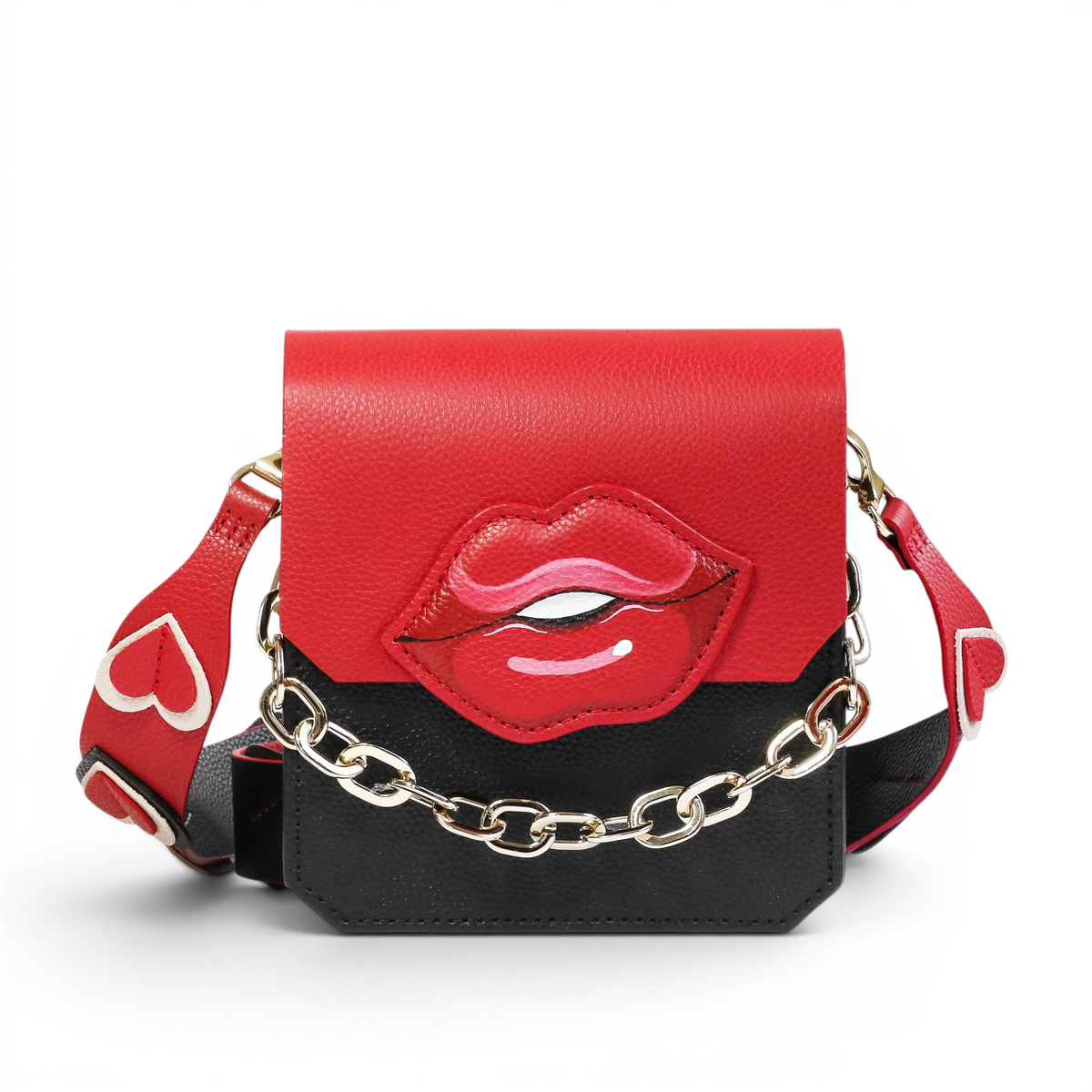 Mina Lips Black and Red