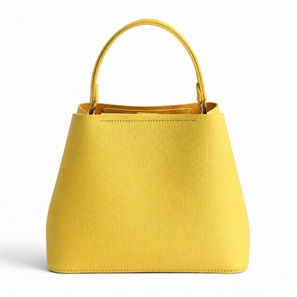 Alex Bloom leather handbag back