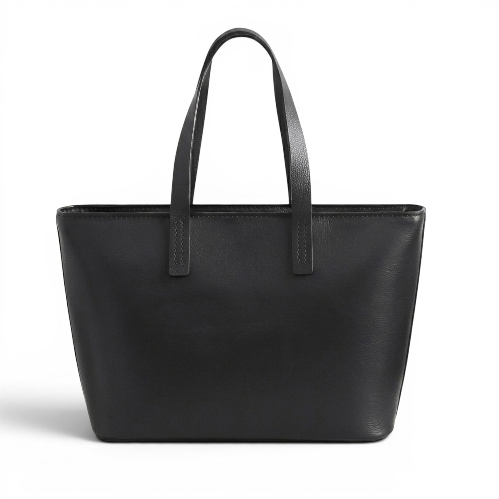 Black leather shoulder bag 