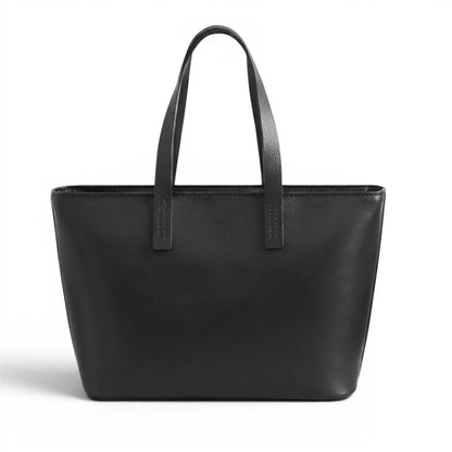 Black leather shoulder bag 