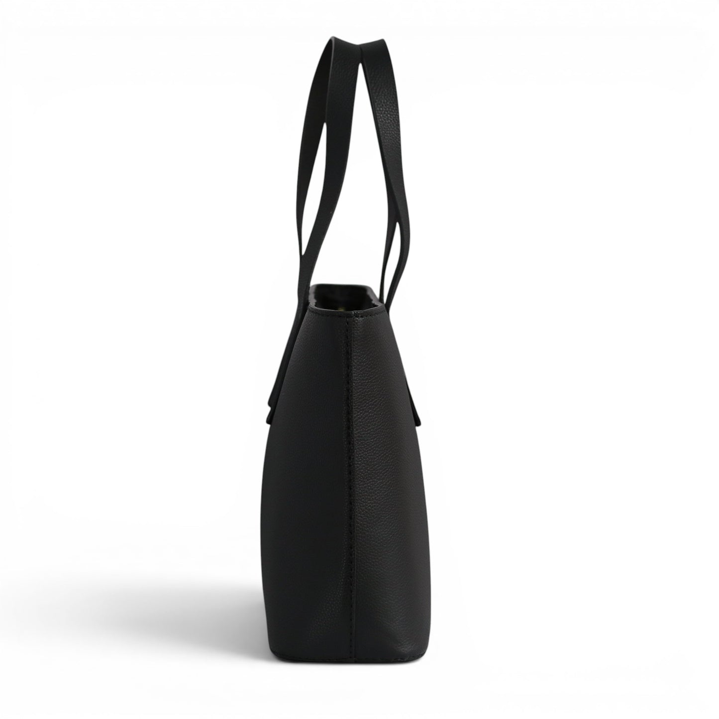 Black shoulder leather bag 