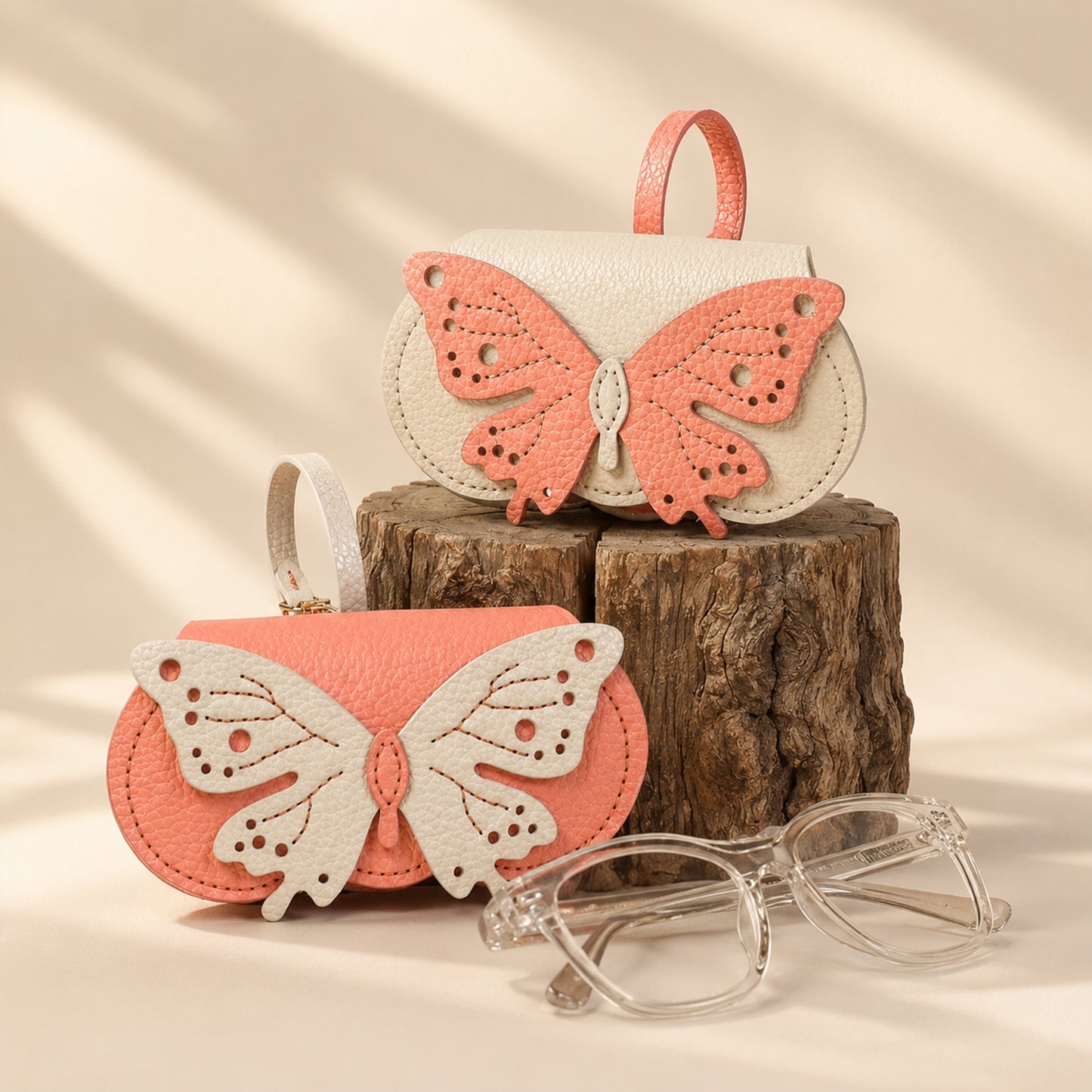 Eyeglasses Case K04 Butterfly