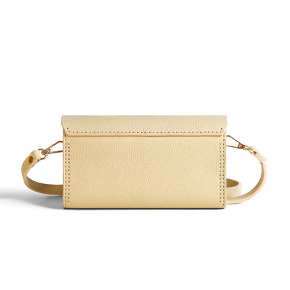 Back Beige handbag with a strap